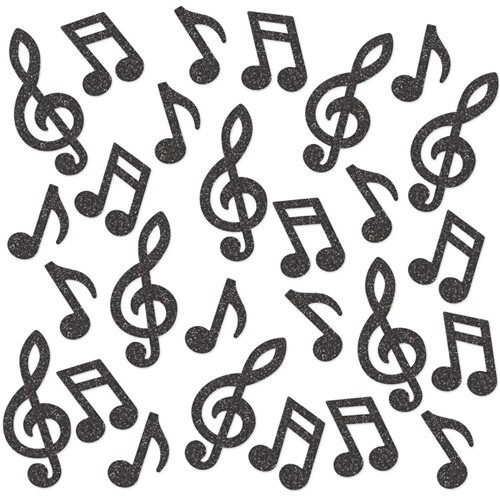 Musical note deluxe confetti - musical,